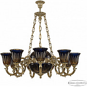 Подвесная люстра Verona 72003P/9/210 G P2 U Amber-Blue/H-1K