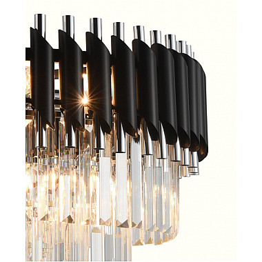 Подвесная люстра Darian DARIAN 76017/10C CHROME BLACK
