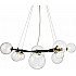 Подвесная люстра Wendt KG1202P-9 grey/clear
