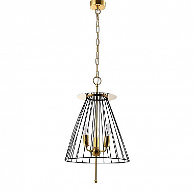 Подвесная люстра Crystal Lux Modesto SP3 Black/Gold