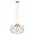 Подвесная люстра Lumina Deco Globo LDP 6018-400 PR+F.GD