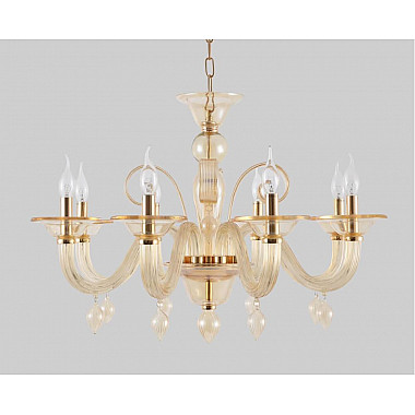 Подвесная люстра Crystal Lux Caetano SP-PL8 Amber