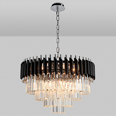 Подвесная люстра Darian DARIAN 76017/10C CHROME BLACK