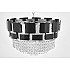 Подвесная люстра Molina LDP 7045-600 BK+CHR