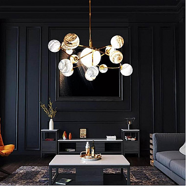 Подвесная люстра Planet KG1122P-13A brass