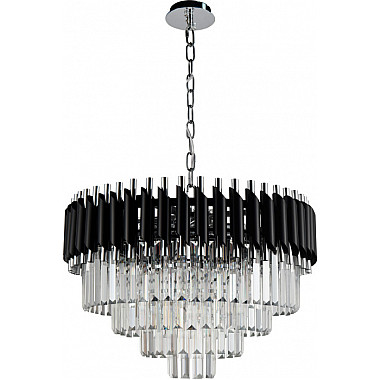 Подвесная люстра Darian DARIAN 76017/10C CHROME BLACK
