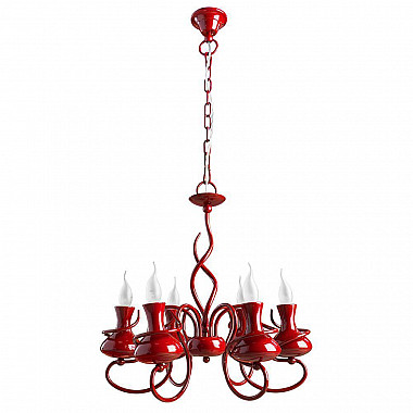 Подвесная люстра Arte Lamp Vaso A6819LM-6RD