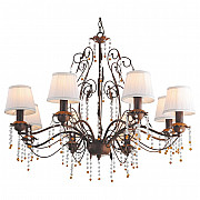 Подвесная люстра Arte Lamp Medici A9468LM-8BR