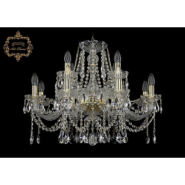 Подвесная люстра 11.12 11.12.8+4.240.Gd.Sp