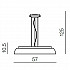 Подвесная люстра Azzardo Biscotto 57 AZ0562