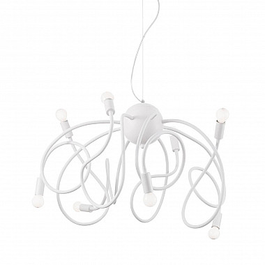 Подвесная люстра Ideal Lux Multiflex SP8 Bianco 141893