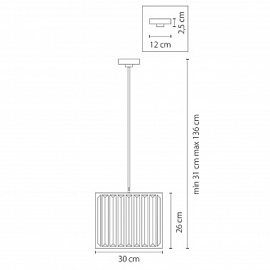 Подвесная люстра Osgona Regolo 713037