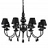 Подвесная люстра Ideal Lux Blanche SP8 Nero 111896
