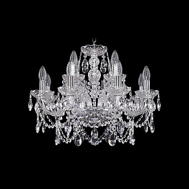 Подвесная люстра 1411 1411/8+4/195 Ni