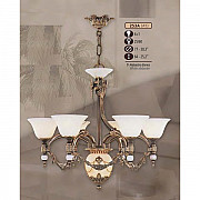 Подвесная люстра 253A 253A/6+1 AY WHITE ALABASTER