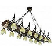 Подвесная люстра Лоза Лоза-14П янтарь