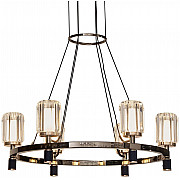 Подвесная люстра P0738 P0738-6A gold/pearl black