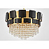 Подвесная люстра Molina LDP 7045-600 BK+GD