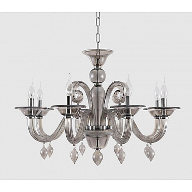 Подвесная люстра Crystal Lux Caetano SP-PL8 Smoke