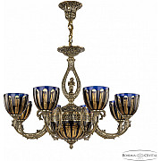 Подвесная люстра Florence 71409P/8/210 GB P1 U Amber-Blue/H-1H FA4M