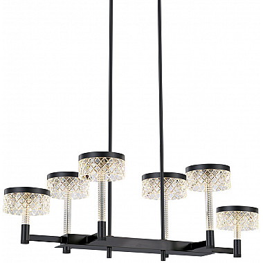 Подвесная люстра Diamond cut MD21020075-6B matt black