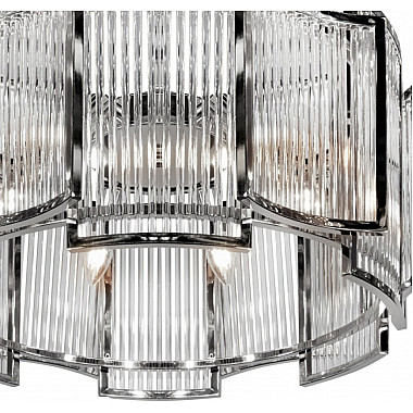 Подвесная люстра Tribeca MD0276-6C CHROME+SMOKY GRAY