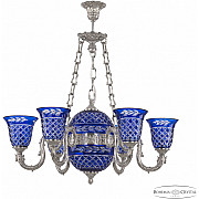 Подвесная люстра Florence 71003P/6/175 Ni P2 U Clear-Blue/H-1J