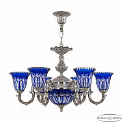 Подвесная люстра 7220 72203P/6/175 Ni P2 U Clear-Blue/H-1I