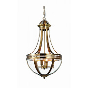 Подвесная люстра Capitol KM0287P-6 antique brass