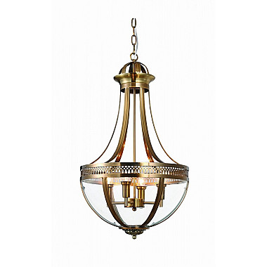 Подвесная люстра Capitol KM0287P-6 antique brass