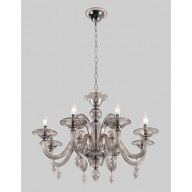 Подвесная люстра Crystal Lux Caetano SP-PL8 Smoke