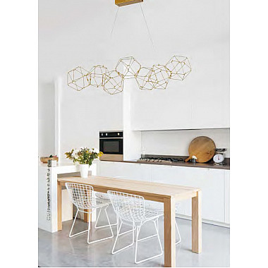Подвесная люстра Lucciola MD18001068-7A matt gold