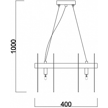 Подвесная люстра Deserto FR5141PL-08BS1