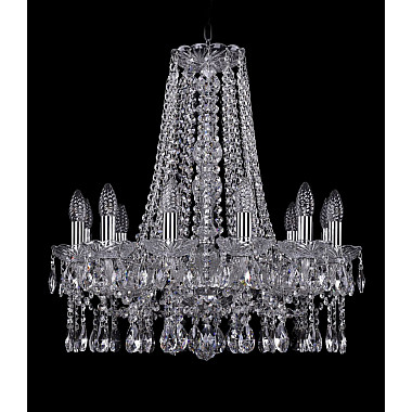 Подвесная люстра 1413 1413/12/200/h-60 Ni