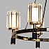 Подвесная люстра P0738 P0738-6A gold/pearl black