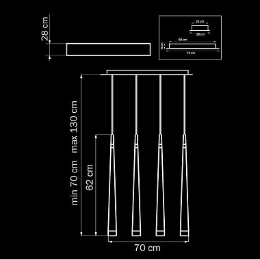 Подвесная люстра Lightstar Meta Duovo 807066