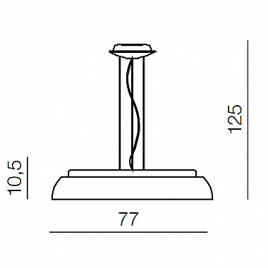 Подвесная люстра Azzardo Biscotto 77 AZ0563