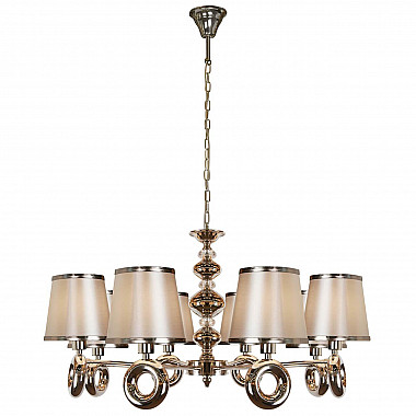 Подвесная люстра iLamp Brooklyn P2401-8 Nickel