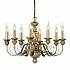 Подвесная люстра Ideal Lux Firenze Sp8 Oro Antico 020839