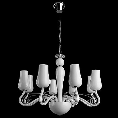 Подвесная люстра Arte Lamp Biancaneve A8110LM-8WH