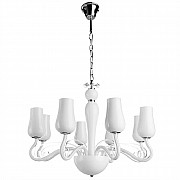 Подвесная люстра Arte Lamp Biancaneve A8110LM-8WH