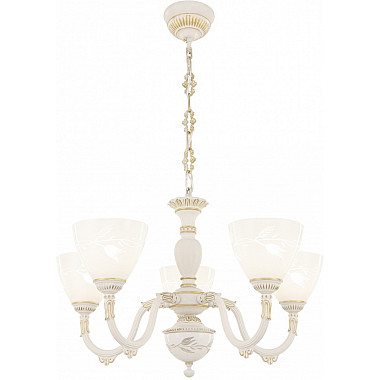 Подвесная люстра AM343837 347837/5 WT+G