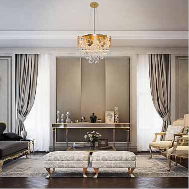 Подвесная люстра Lianna 10123/6 золото