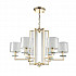 Подвесная люстра Crystal Lux Nicolas SP-PL6 Gold/White