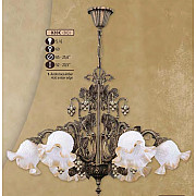 Подвесная люстра 020C 020C/6 BQ ACID.AMBER EDGE