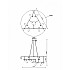 Подвесная люстра Rami MOD128PL-12GB