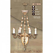 Подвесная люстра 259A 259A/9+1 AQ CREAM ALABASTER