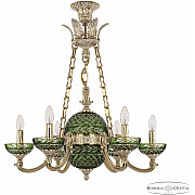 Подвесная люстра Verona 72009P/6/175 GW P Clear-Green/H-1J Y8 FL2S