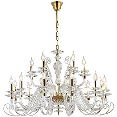 Подвесная люстра 8570 8576+12/C gold polished