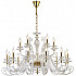 Подвесная люстра 8570 8576+12/C gold polished